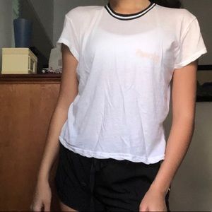 brandy melville peachy tee